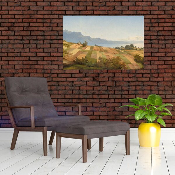 Slika - Alexandre Calame, Swiss Landscape, reprodukcije (90x60 cm)