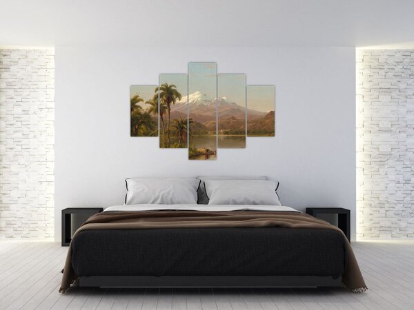 Slika - Frederic Edwin Church, Tamaca Palms, reprodukcije (150x105 cm)