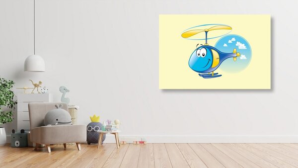 Slika helikopter u oblacima