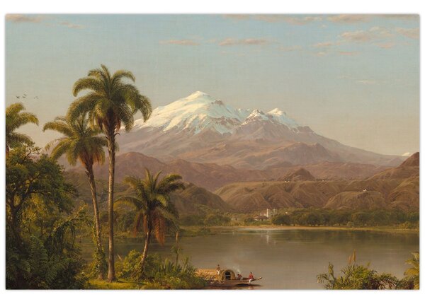 Slika - Frederic Edwin Church, Tamaca Palms, reprodukcije (90x60 cm)