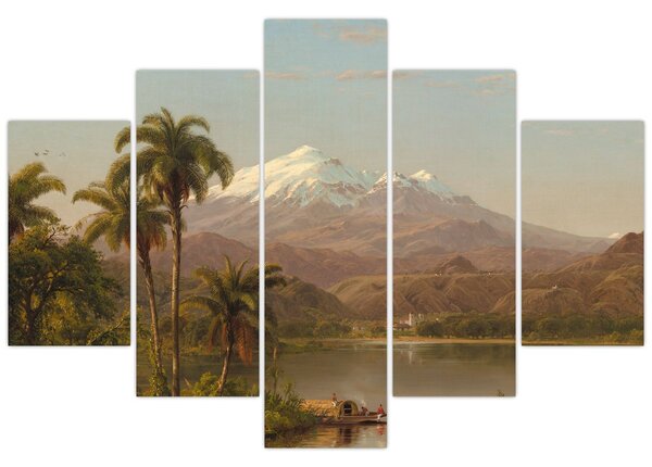 Slika - Frederic Edwin Church, Tamaca Palms, reprodukcije (150x105 cm)