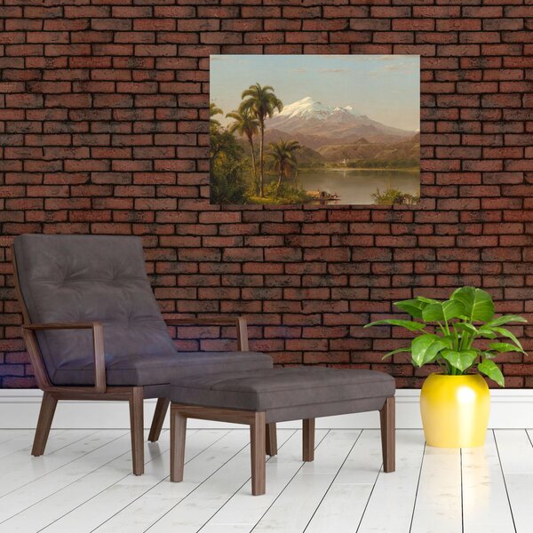 Slika - Frederic Edwin Church, Tamaca Palms, reprodukcije (70x50 cm)