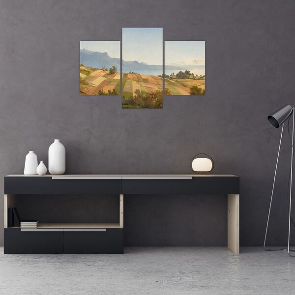 Slika - Alexandre Calame, Swiss Landscape, reprodukcije (90x60 cm)