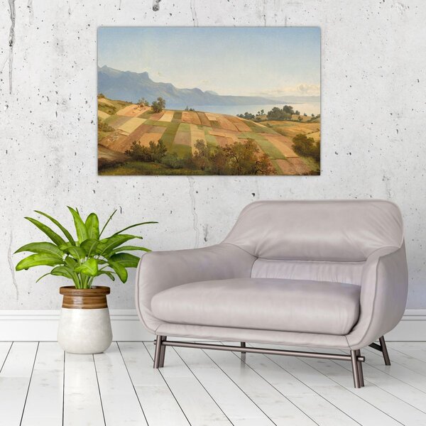 Slika - Alexandre Calame, Swiss Landscape, reprodukcije (90x60 cm)