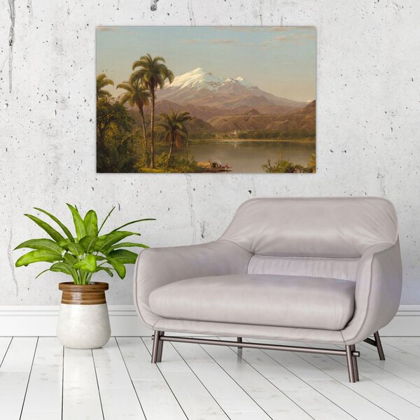 Slika - Frederic Edwin Church, Tamaca Palms, reprodukcije (90x60 cm)