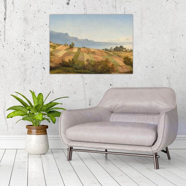 Slika - Alexandre Calame, Swiss Landscape, reprodukcije (70x50 cm)