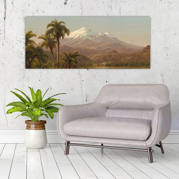 Slika - Frederic Edwin Church, Tamaca Palms, reprodukcije (120x50 cm)