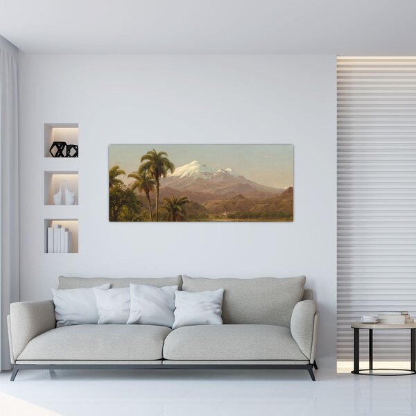Slika - Frederic Edwin Church, Tamaca Palms, reprodukcije (120x50 cm)