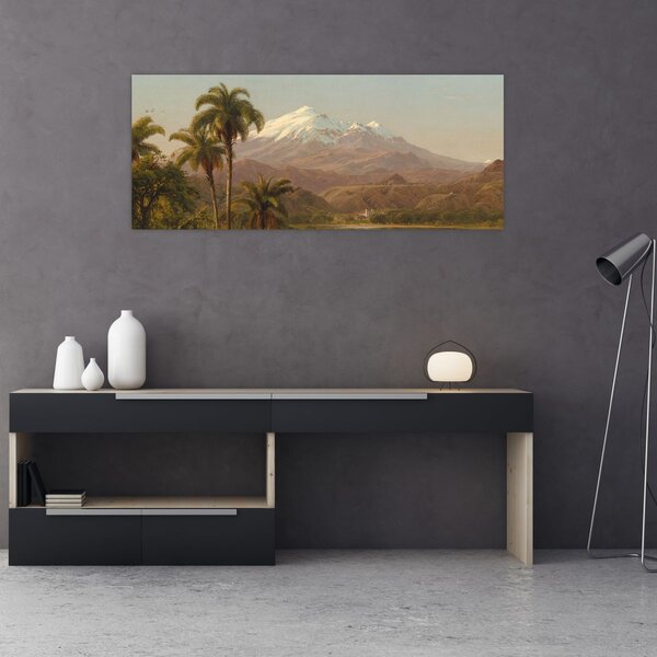 Slika - Frederic Edwin Church, Tamaca Palms, reprodukcije (120x50 cm)