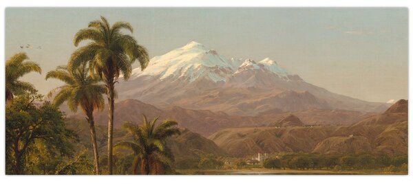 Slika - Frederic Edwin Church, Tamaca Palms, reprodukcije (120x50 cm)
