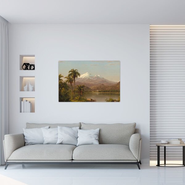 Slika - Frederic Edwin Church, Tamaca Palms, reprodukcije (90x60 cm)
