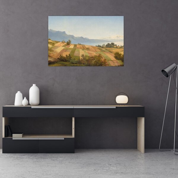 Slika - Alexandre Calame, Swiss Landscape, reprodukcije (90x60 cm)
