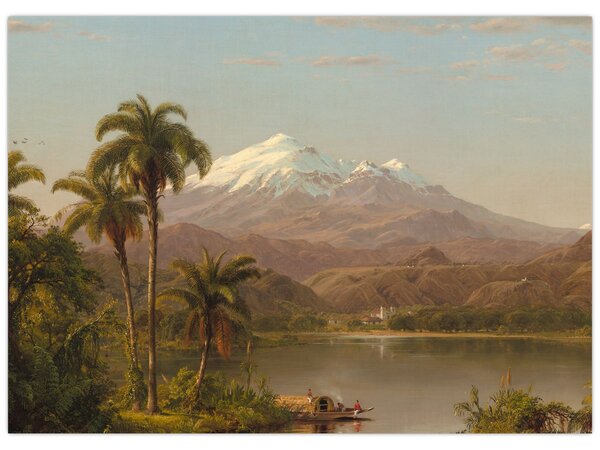 Slika - Frederic Edwin Church, Tamaca Palms, reprodukcije (70x50 cm)
