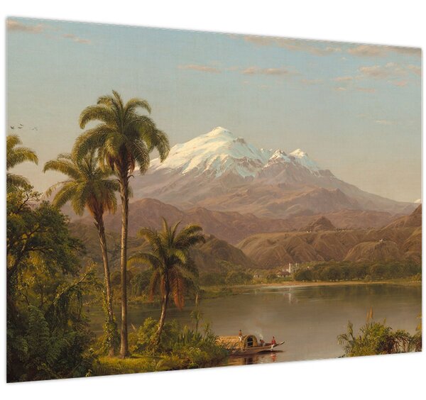 Slika - Frederic Edwin Church, Tamaca Palms, reprodukcije (70x50 cm)