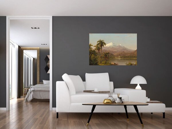 Slika - Frederic Edwin Church, Tamaca Palms, reprodukcije (90x60 cm)