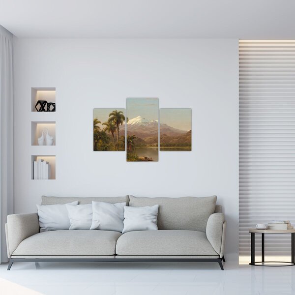 Slika - Frederic Edwin Church, Tamaca Palms, reprodukcije (90x60 cm)