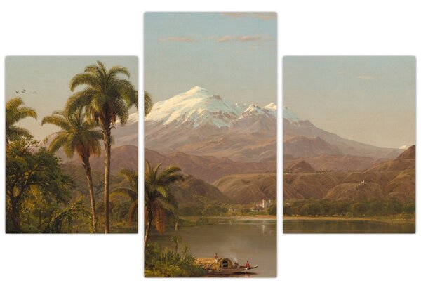 Slika - Frederic Edwin Church, Tamaca Palms, reprodukcije (90x60 cm)
