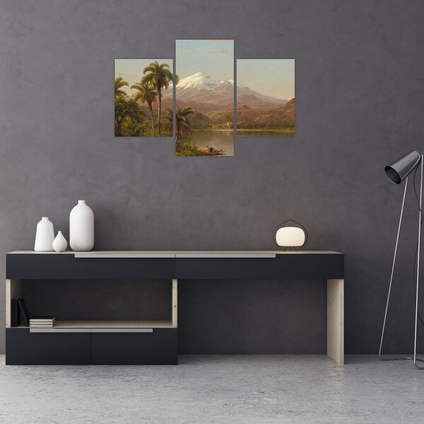 Slika - Frederic Edwin Church, Tamaca Palms, reprodukcije (90x60 cm)