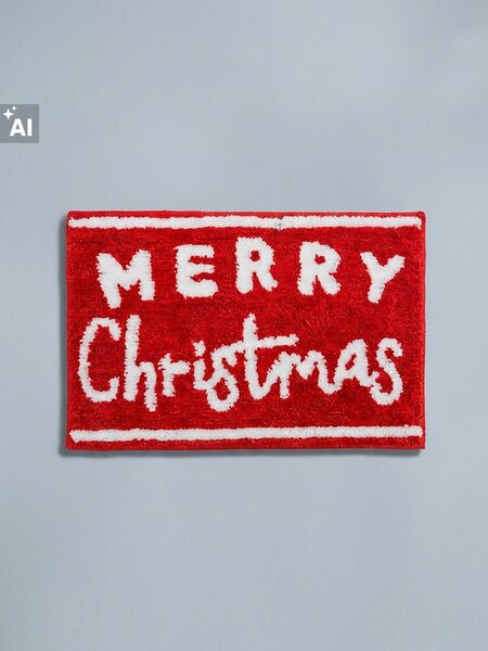 Sinsay - Kupaonski tepih s natpisom Merry Christmas