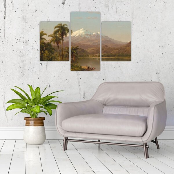 Slika - Frederic Edwin Church, Tamaca Palms, reprodukcije (90x60 cm)