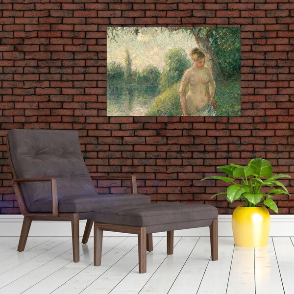 Slika - Camille Pissarro, The Bather, reprodukcije (90x60 cm)