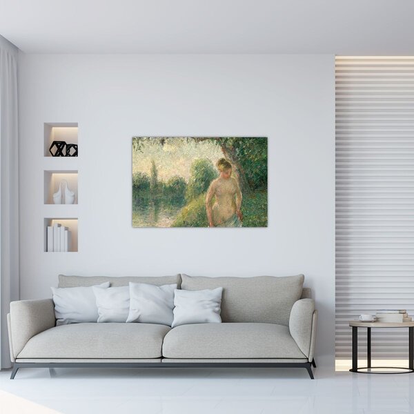 Slika - Camille Pissarro, The Bather, reprodukcije (90x60 cm)