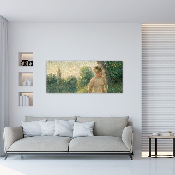 Slika - Camille Pissarro, The Bather, reprodukcije (120x50 cm)