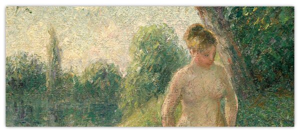 Slika - Camille Pissarro, The Bather, reprodukcije (120x50 cm)