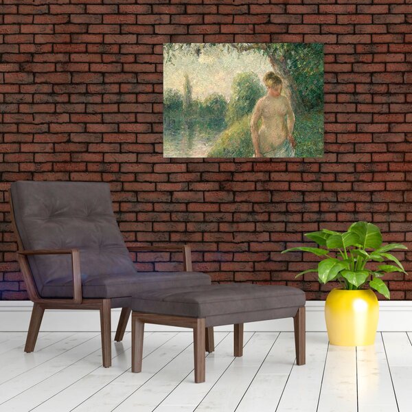 Slika - Camille Pissarro, The Bather, reprodukcije (70x50 cm)