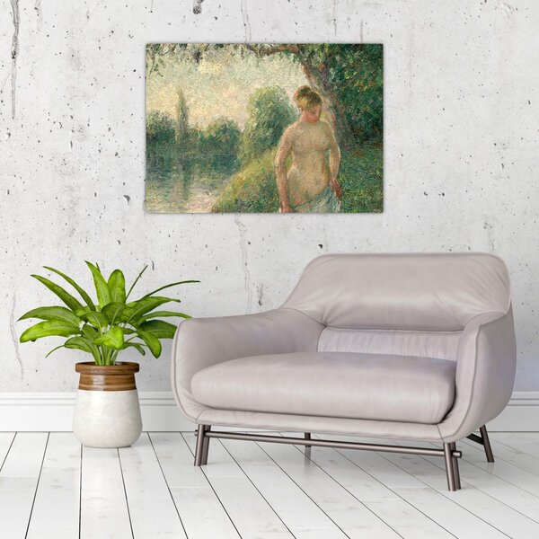 Slika - Camille Pissarro, The Bather, reprodukcije (70x50 cm)