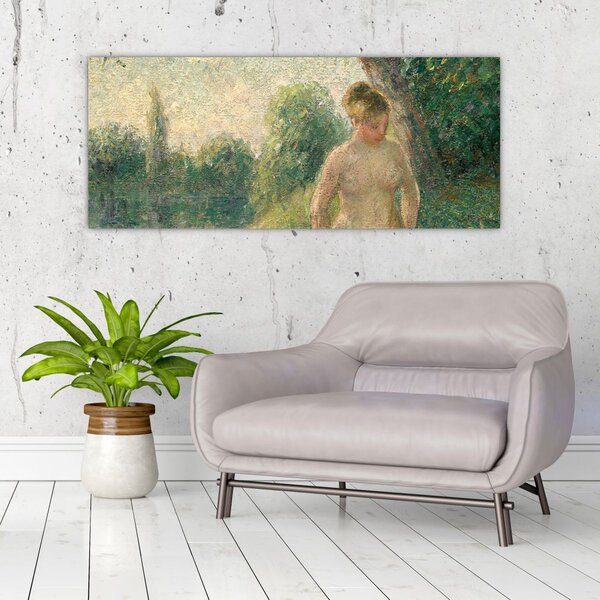 Slika - Camille Pissarro, The Bather, reprodukcije (120x50 cm)