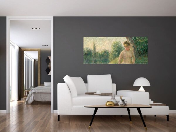 Slika - Camille Pissarro, The Bather, reprodukcije (120x50 cm)