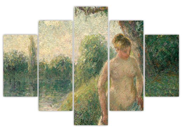 Slika - Camille Pissarro, The Bather, reprodukcije (150x105 cm)