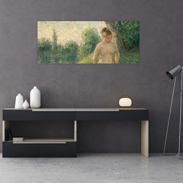 Slika - Camille Pissarro, The Bather, reprodukcije (120x50 cm)