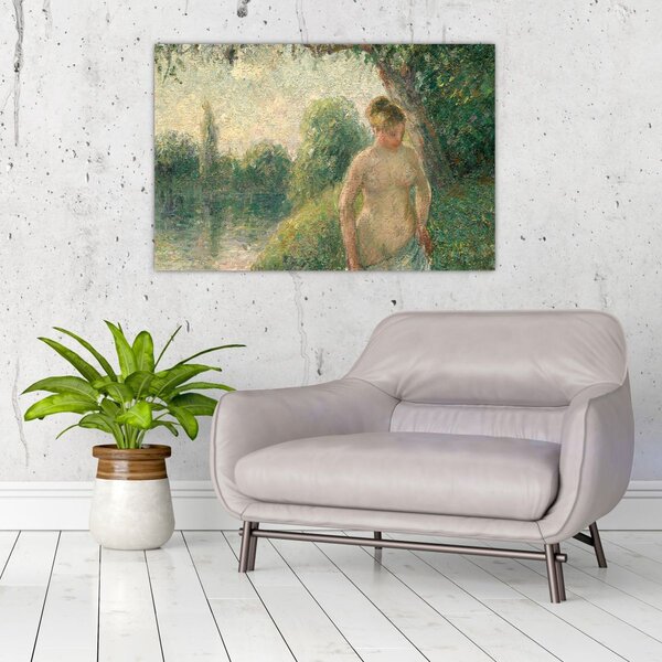 Slika - Camille Pissarro, The Bather, reprodukcije (90x60 cm)