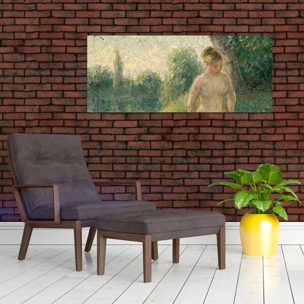Slika - Camille Pissarro, The Bather, reprodukcije (120x50 cm)