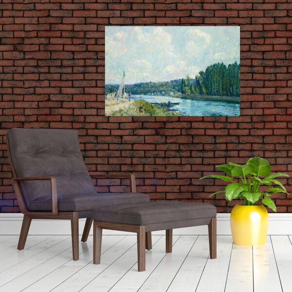 Slika - Alfred Sisley, The Banks of the Oise, reprodukcije (90x60 cm)