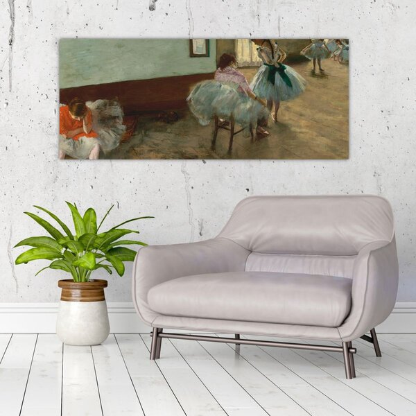 Slika - Edgar Degas, The Dance Lesson, reprodukcije (120x50 cm)