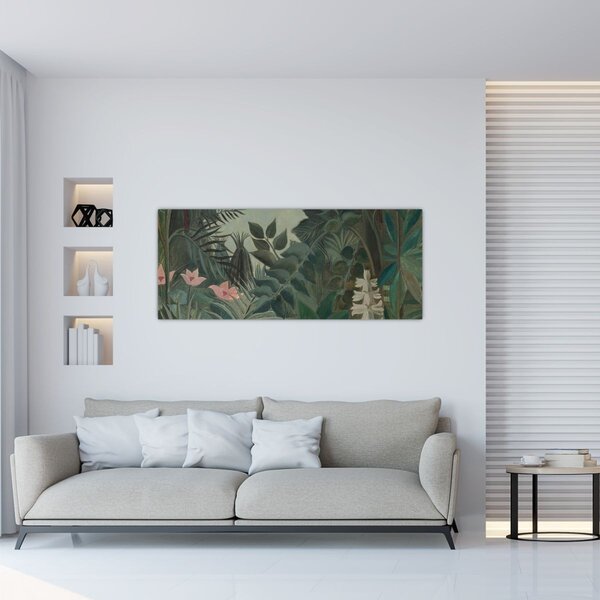 Slika - Henri Rousseau, The Equatorial Jungle, reprodukcije (120x50 cm)