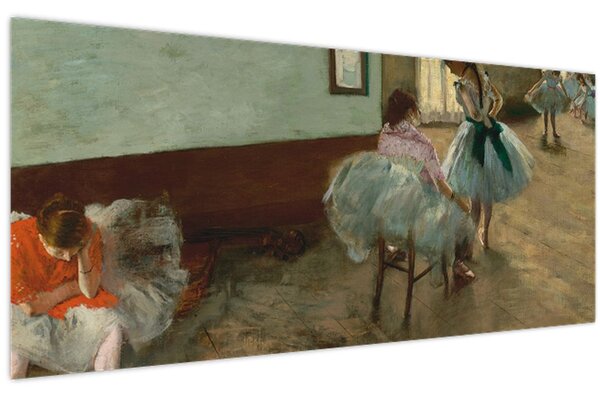 Slika - Edgar Degas, The Dance Lesson, reprodukcije (120x50 cm)