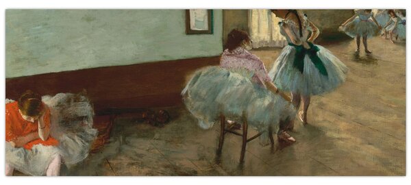 Slika - Edgar Degas, The Dance Lesson, reprodukcije (120x50 cm)