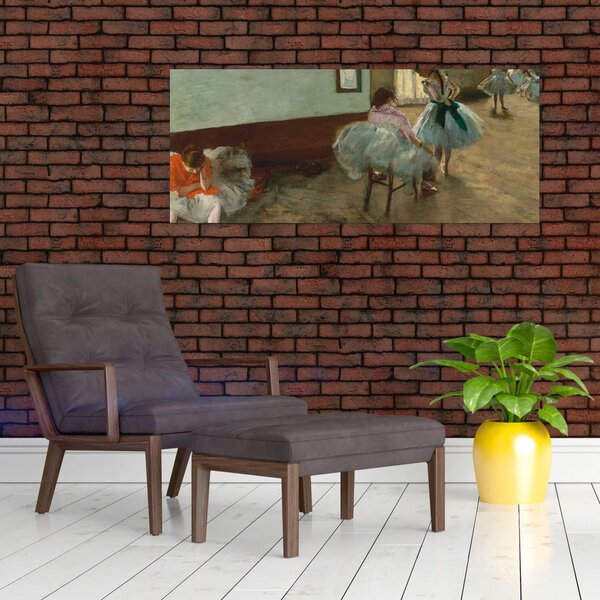 Slika - Edgar Degas, The Dance Lesson, reprodukcije (120x50 cm)