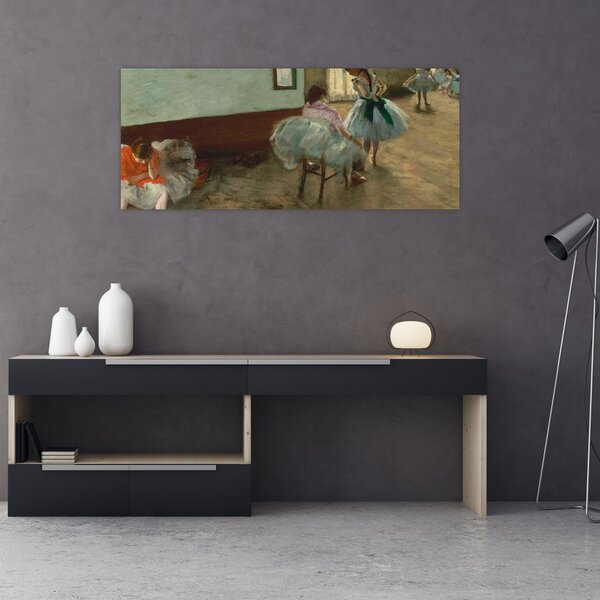 Slika - Edgar Degas, The Dance Lesson, reprodukcije (120x50 cm)