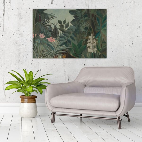 Slika - Henri Rousseau, The Equatorial Jungle, reprodukcije (90x60 cm)