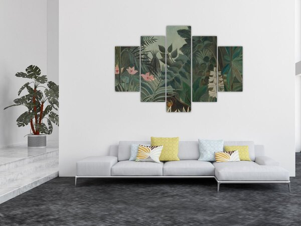 Slika - Henri Rousseau, The Equatorial Jungle, reprodukcije (150x105 cm)