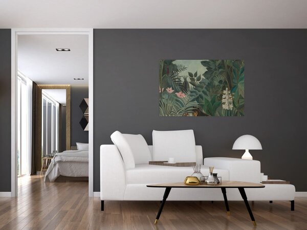 Slika - Henri Rousseau, The Equatorial Jungle, reprodukcije (90x60 cm)