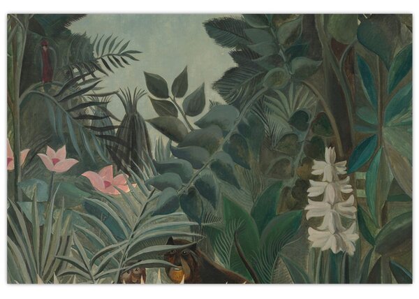 Slika - Henri Rousseau, The Equatorial Jungle, reprodukcije (90x60 cm)