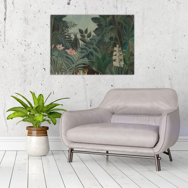 Slika - Henri Rousseau, The Equatorial Jungle, reprodukcije (70x50 cm)