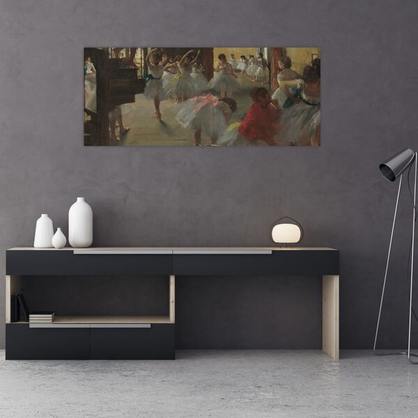 Slika - Edgar Degas, The Dance Class, reprodukcije (120x50 cm)