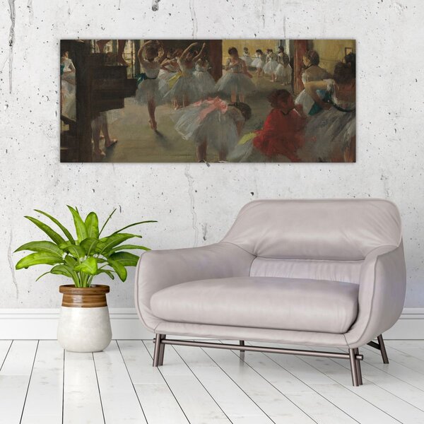 Slika - Edgar Degas, The Dance Class, reprodukcije (120x50 cm)